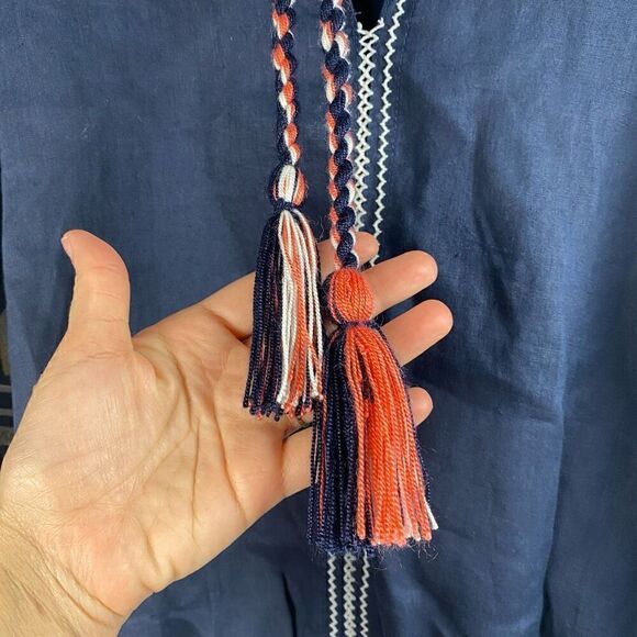 AGUA BENDITA SWIMWEAR BENDITO MARINA EMBROIDERED BLOUSE - Picture 10 of 10